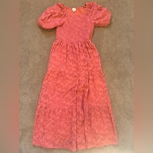 Elegant Pink Maxi Dress